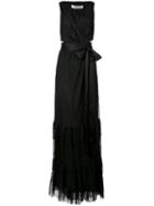 Diane Von Furstenberg Rumi Wrap Gown - Black