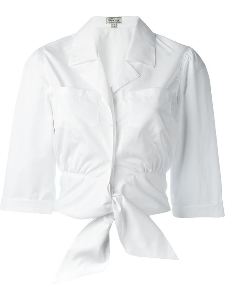Temperley London 'payton' Tie Front Shirt