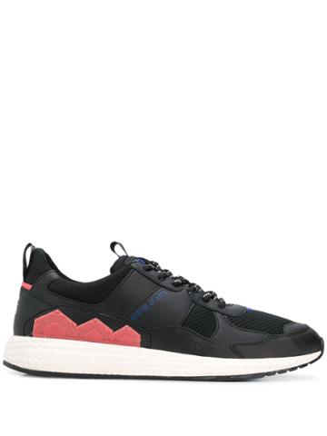 Moa Master Of Arts Futura Panelled Sneakers - Black