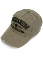 Dsquared2 Embroidered Logo Cap - Green