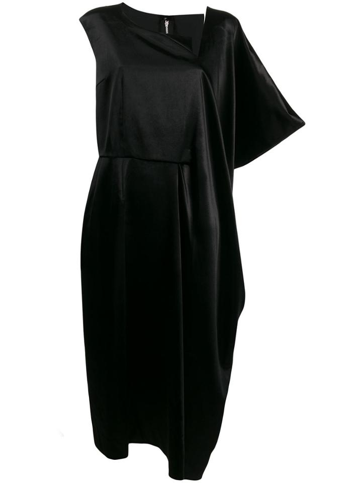 Comme Des Garçons Asymmetric Sleeve Dress - Black