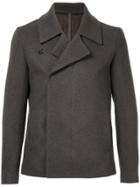 Kazuyuki Kumagai Wrap Front Coat - Grey