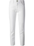 Current/elliott The Fling Tapered Jeans, Women's, Size: 26, White, Cotton/spandex/elastane