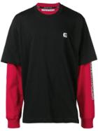 Alexander Wang Layered Logo Sweatshirt - Black