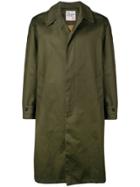 East Harbour Surplus Single Breasted Trench Coat - Green