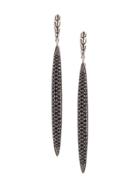John Hardy Classic Chain Sapphire And Spinel Drop Earrings - Silver