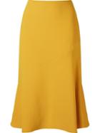 Andrea Marques Panelled Detail Midi Skirt