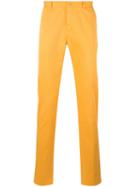 Etro Classic Chinos, Men's, Size: 52, Yellow/orange, Cotton/spandex/elastane