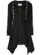 Andrea Bogosian Hooded Sweat Dress - Black