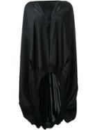 Yohji Yamamoto Gathering Details Hooded Cape - Black