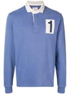 Hackett No 1 Patch Rugby Shirt - Blue