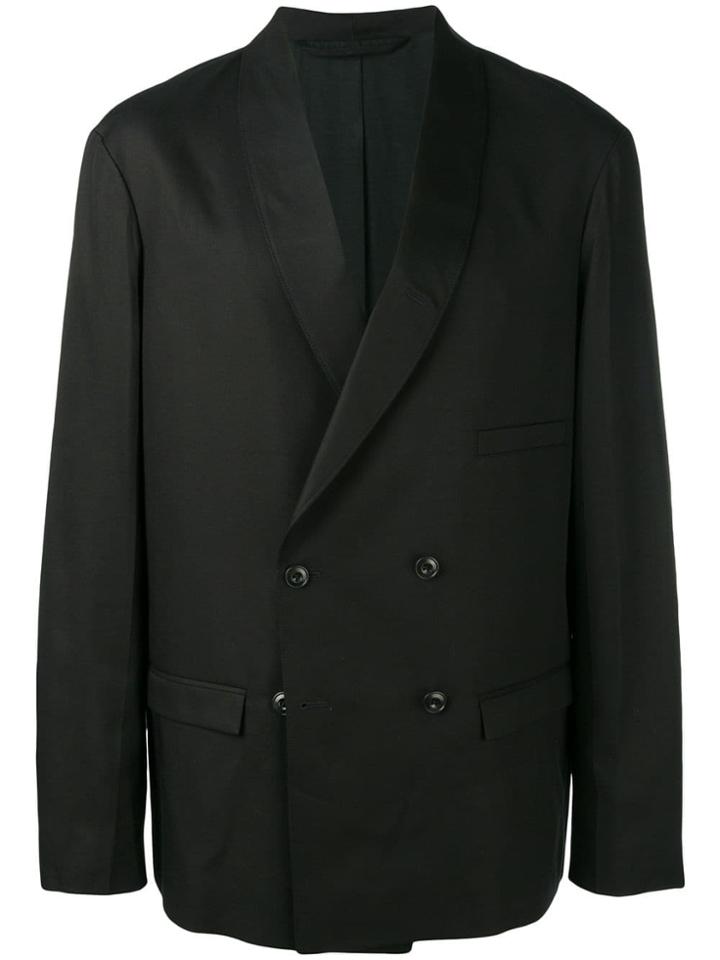 Lemaire Double-breasted Blazer - Black