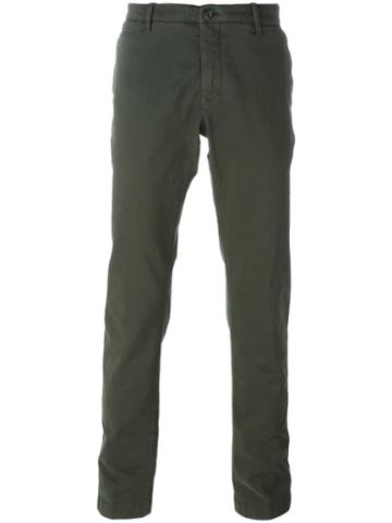 Jacob Cohen Academy Straight-leg Chinos, Men's, Size: 40, Green, Cotton/spandex/elastane