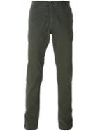 Jacob Cohen Academy Straight-leg Chinos, Men's, Size: 40, Green, Cotton/spandex/elastane