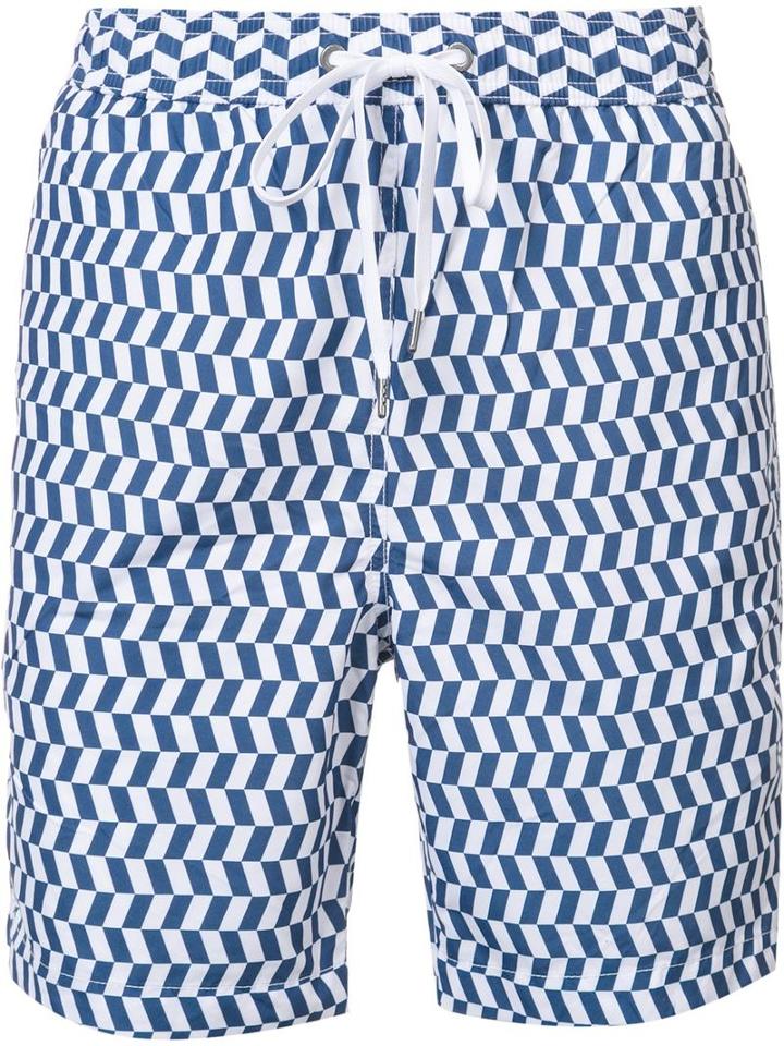Onia 'charles' Swim Shorts, Men's, Size: Large, Blue, Polyester