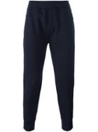 Neil Barrett Zipped Pockets Track Pants, Men's, Size: Large, Blue, Viscose/spandex/elastane/lyocell/cotton