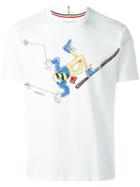 Moncler Grenoble Printed T-shirt, Men's, Size: Small, White, Cotton