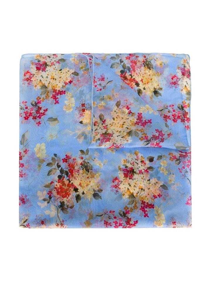 Miss Blumarine Floral Print Scarf, Girl's