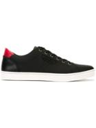 Dolce & Gabbana Classic Sneakers, Men's, Size: 41, Black, Leather/rubber