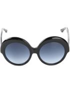 Cutler & Gross Oversized Frame Sunglasses - Black