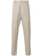 Incotex Plain Tapered Trousers - Neutrals