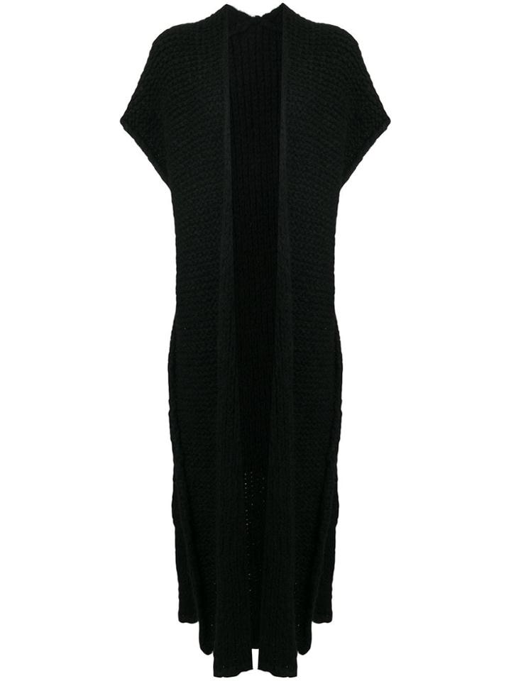 Uma Wang Long Open Cardigan - Black