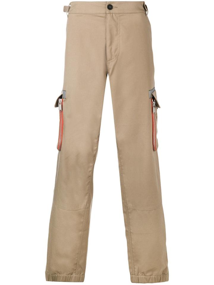 Heron Preston Wide Leg Chinos - Neutrals