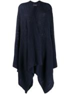 Zadig & Voltaire India Knit Poncho - Blue