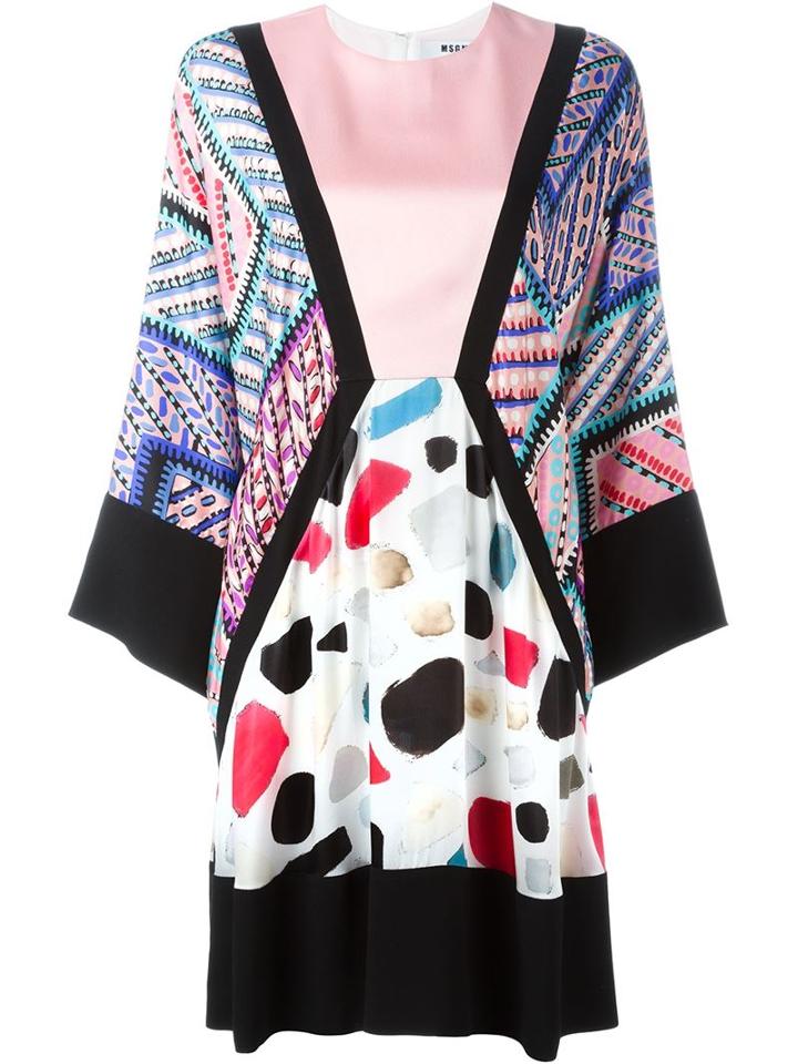 Msgm Kimono Sleeve Dress