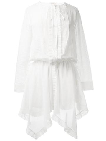 Nina Ricci White Blouse-style Dress
