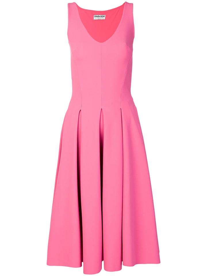 Chiara Boni La Petite Robe Flared Dress - Pink & Purple