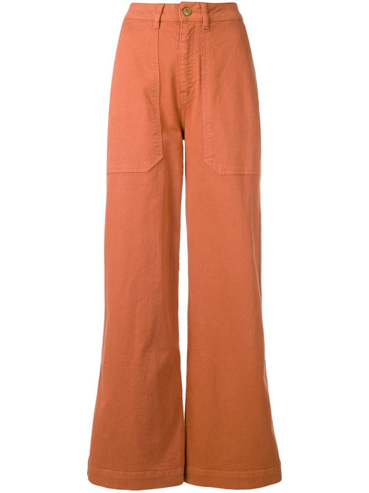 Essentiel Antwerp Palazzo Pants - Orange