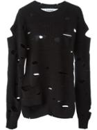Filles A Papa Distressed Oversized Jumper