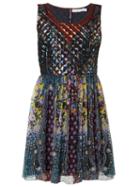 Mary Katrantzou 'dejour' Reagan Print Dress, Women's, Size: 10, Blue, Silk/polyester