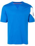 Moncler Gamme Bleu Contrast Sleeve T-shirt - Blue