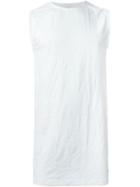 Kenzo Round Neck Tank Top, Men's, Size: Large, White, Cotton/polyester