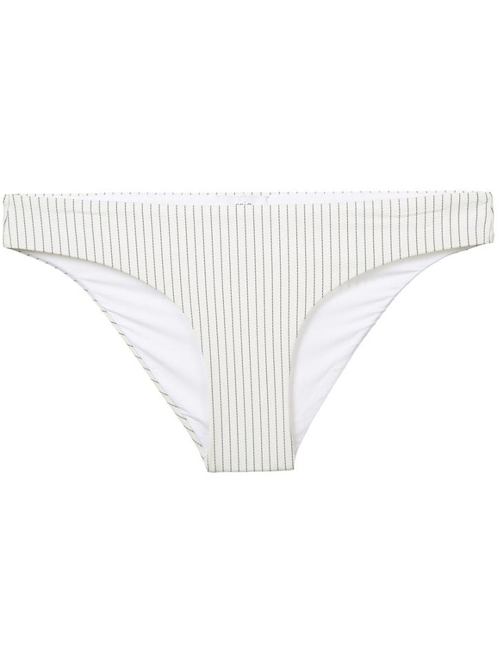 Onia - Lily Bikini Bottoms - Women - Nylon/polyester/spandex/elastane - M, White, Nylon/polyester/spandex/elastane