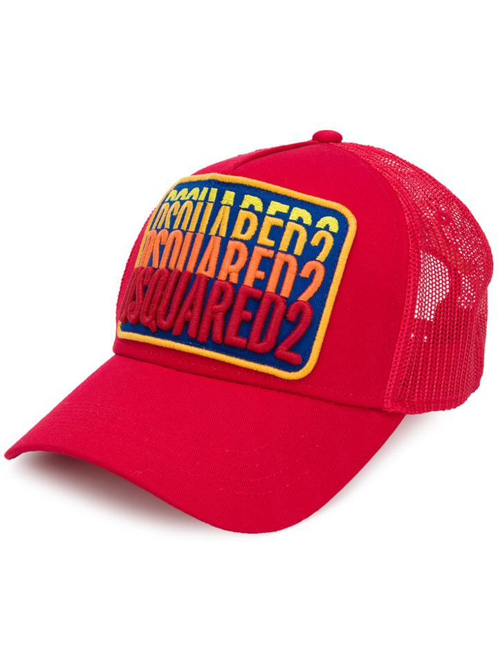 Dsquared2 Embroidered Logo Patch Baseball Cap