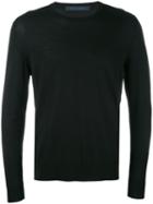 Kiton - Crew Neck Jumper - Men - Wool - Xl, Black, Wool