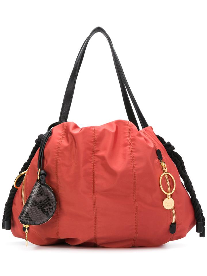 See By Chloé Large Flo Shoulder Bag - Yellow & Orange