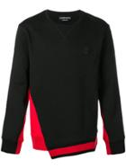 Alexander Mcqueen Contrast Panels Sweatshirt - Black