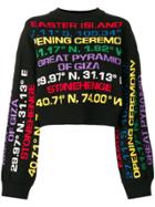 Opening Ceremony Destination Hand Knit Crew - Black