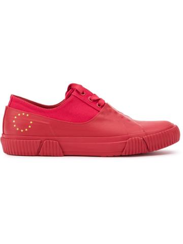 Both Lace-up Sneakers - Red