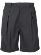 Factotum - Pleated Shorts - Men - Cotton/lyocell - 44, Brown, Cotton/lyocell