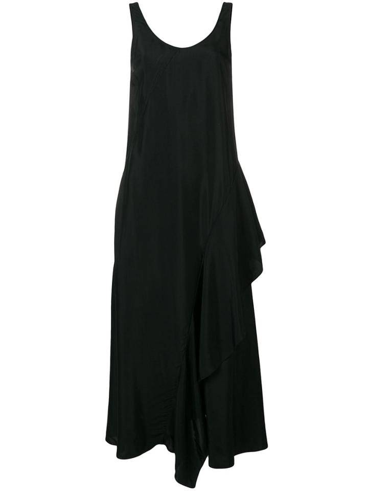 Kenzo Ruffle Detail Long Dress - Black