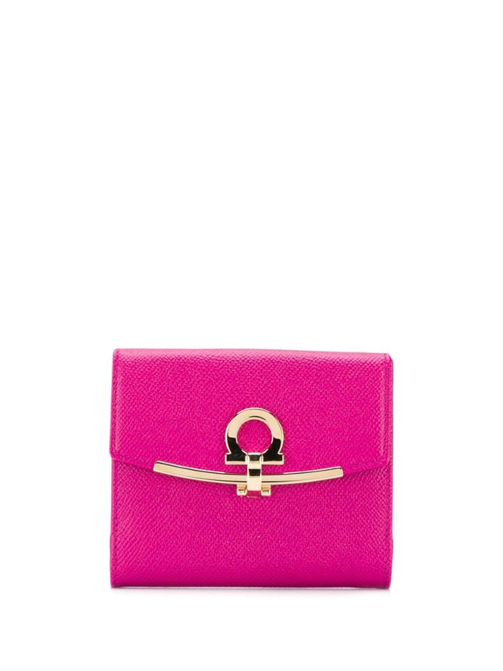 Salvatore Ferragamo Fold-over Wallet - Pink