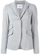 Dondup Button Up Blazer, Women's, Size: 44, Grey, Viscose/polyacrylic/spandex/elastane/acetate