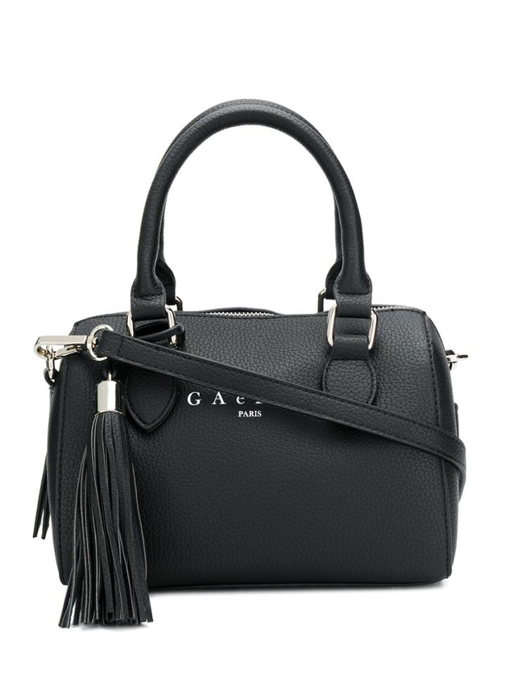 Gaelle Bonheur Logo Stamp Tote Bag - Black