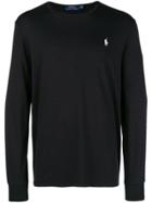 Polo Ralph Lauren Logo Long-sleeve Sweater - Black