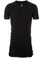 Rick Owens Ruched T-shirt - Black